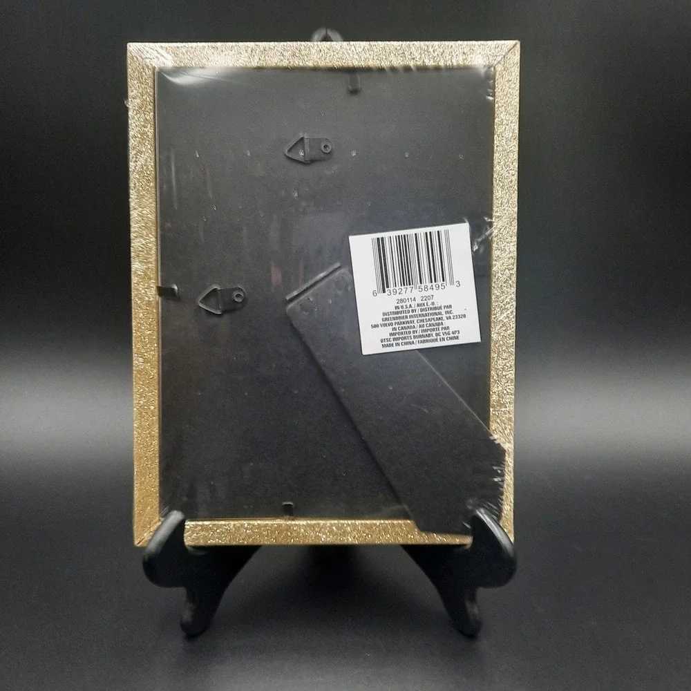 Lot of 4 Gold Glitter‎ Graduation Photo Frames 4x6 Special Moments Collection